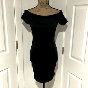 Elegant track cap sleeve dress by UK2LA- size small